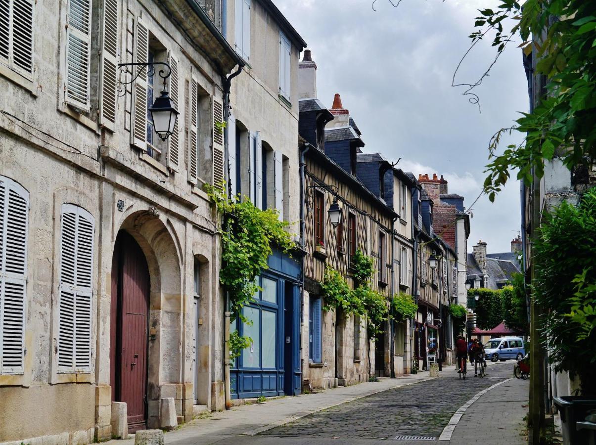 Les Volets Bleus - Deux Appartements Et Un Studio, Jardin 부르주 외부 사진