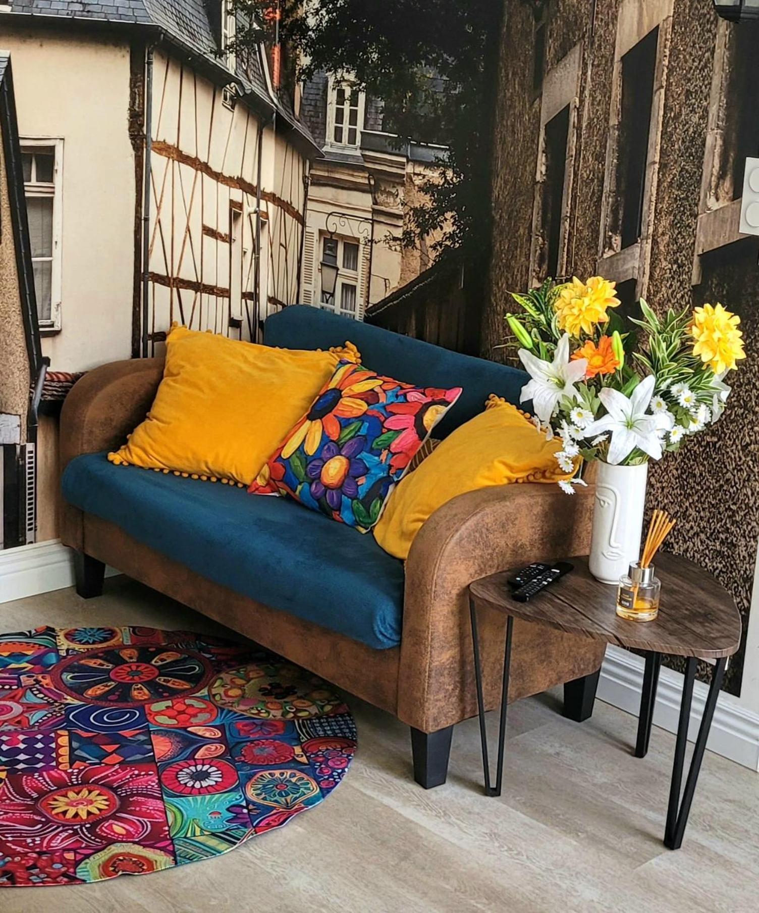 Les Volets Bleus - Deux Appartements Et Un Studio, Jardin 부르주 외부 사진